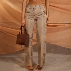 PLT Mocha Lightweight Pocket Cargo Pants (Never worn)